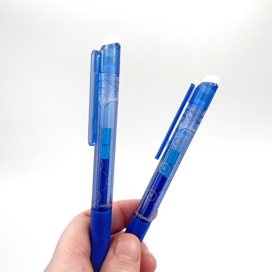 Radierbare Stifte – 2er-Set Blau