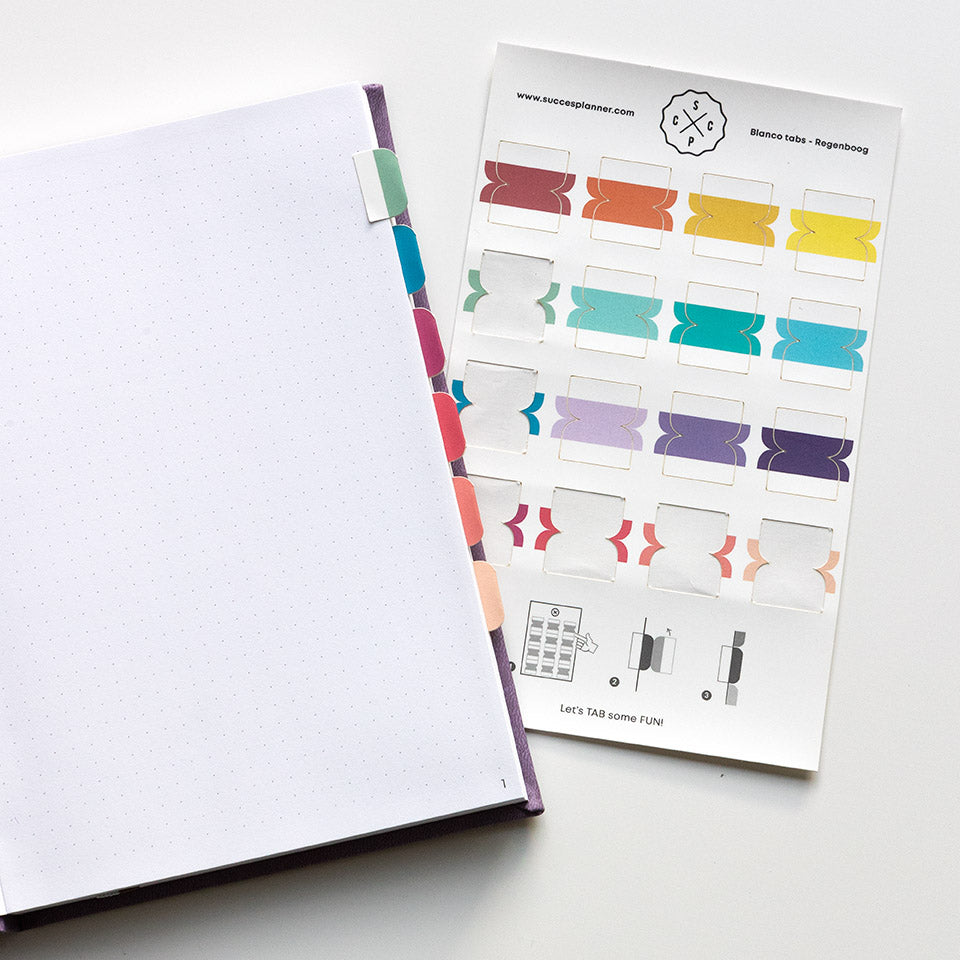 Leere Tabs Regenbogen