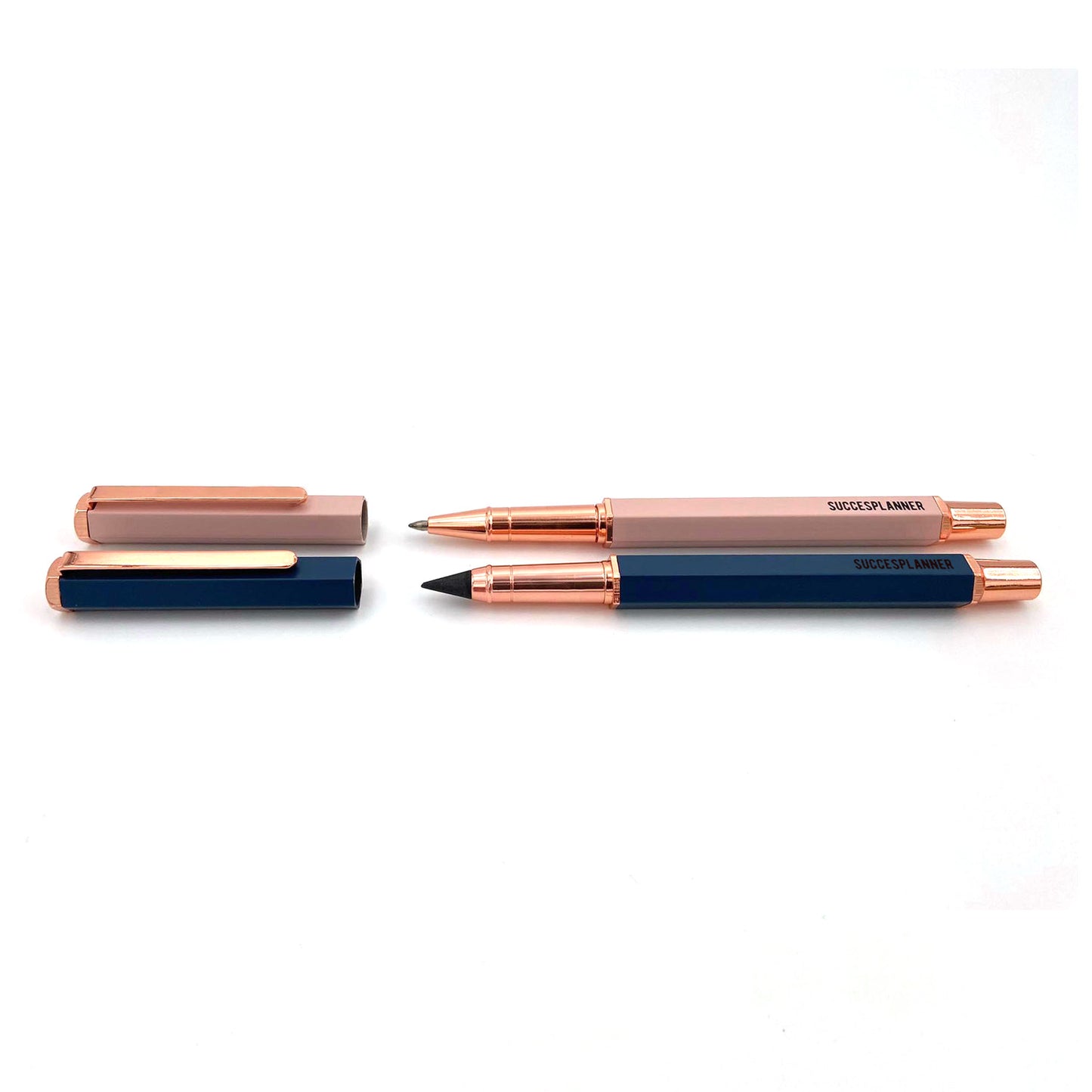 SET Tintenroller Rosa & Wunder-Bleistift Dunkelblau