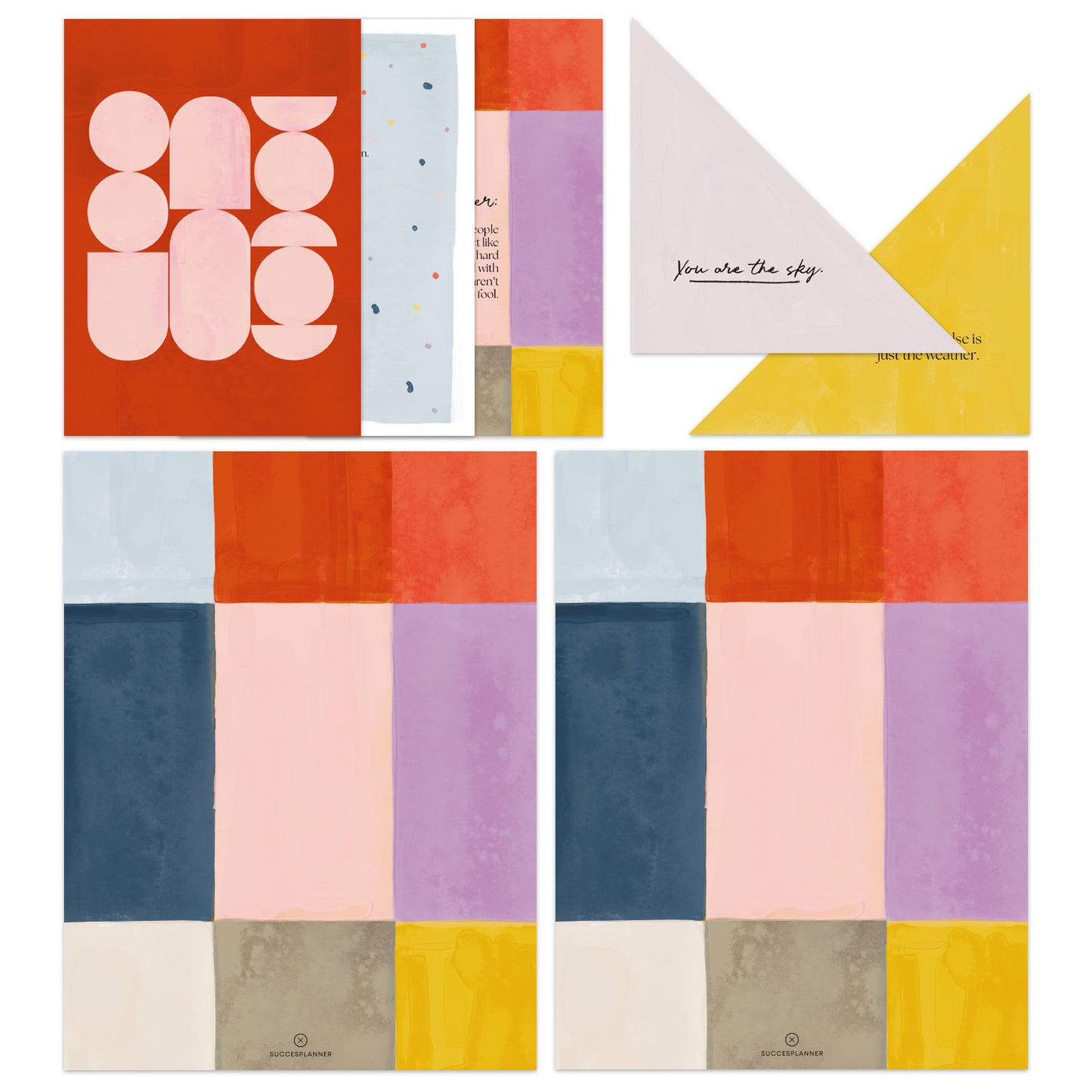 NEU | Pimp My Planner Goodies - Mit Rusty blues colour blocking