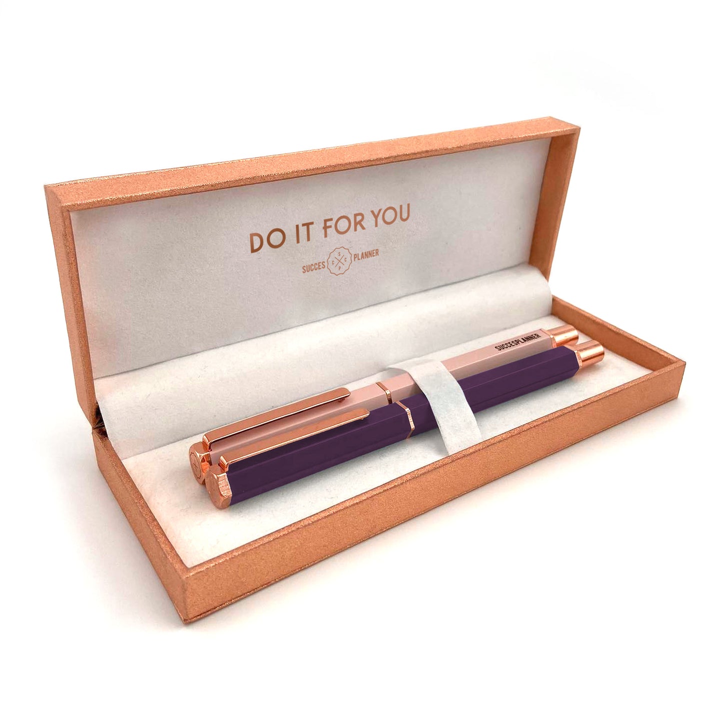 NEU | SET Tintenroller Dunkelviolett & Wunder-Bleistift Rosa