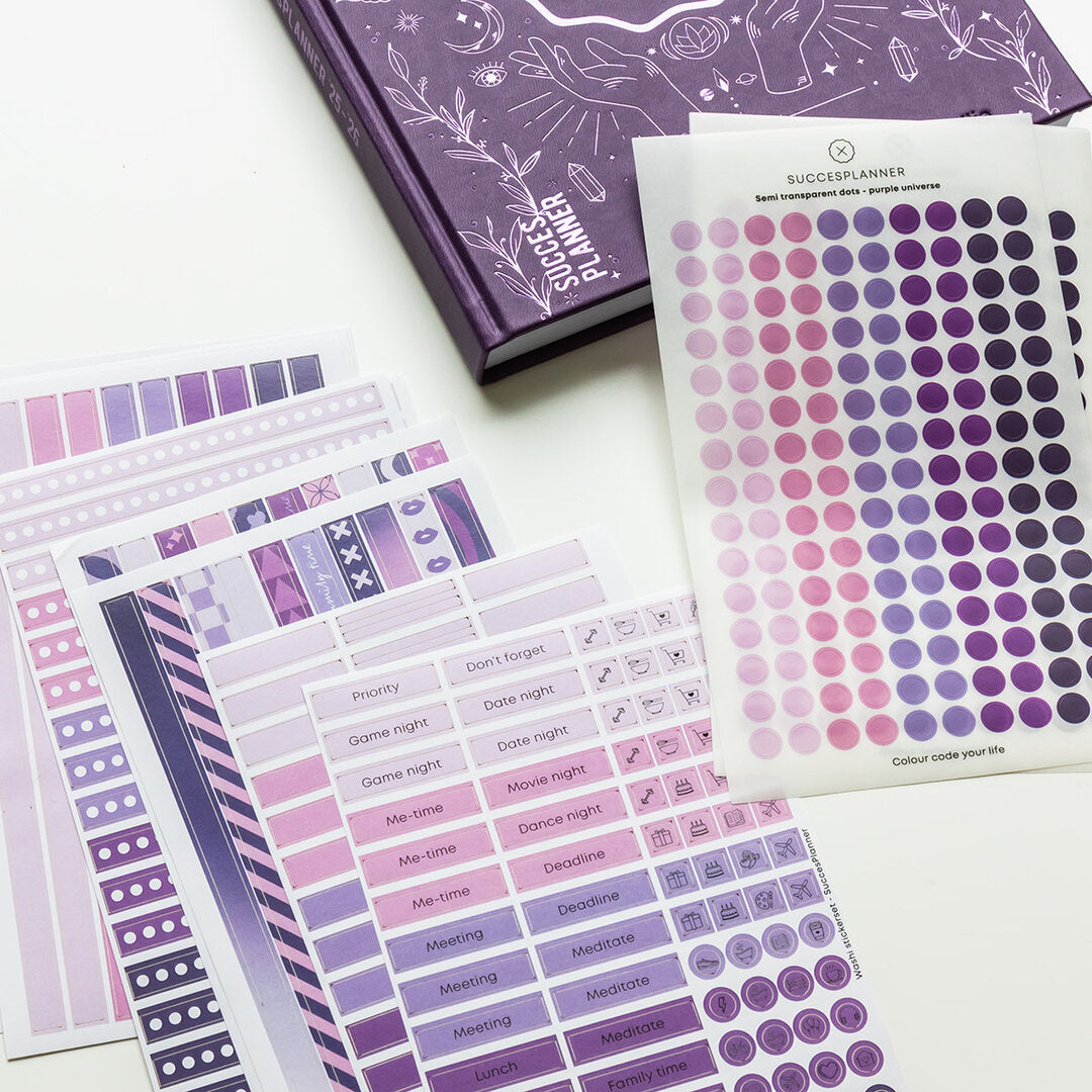 NEU | Washi-Fun Sticker-Set Purple Universe