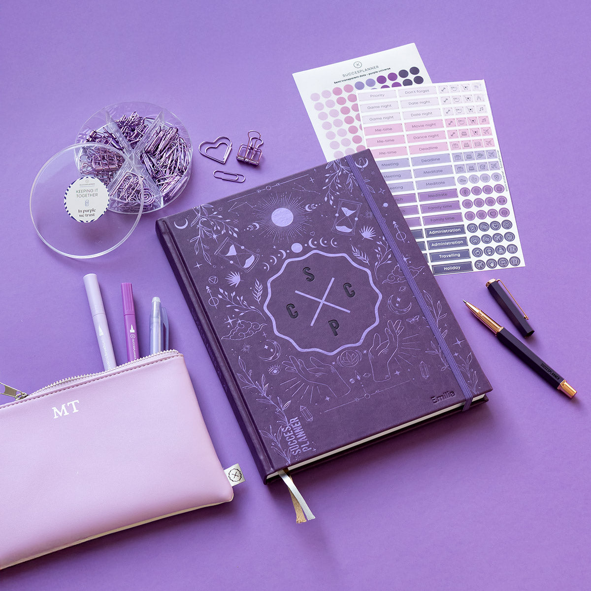 NEU | Washi-Fun Sticker-Set Purple Universe