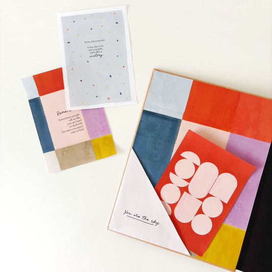 NEU | Pimp My Planner Goodies - Mit Rusty blues colour blocking