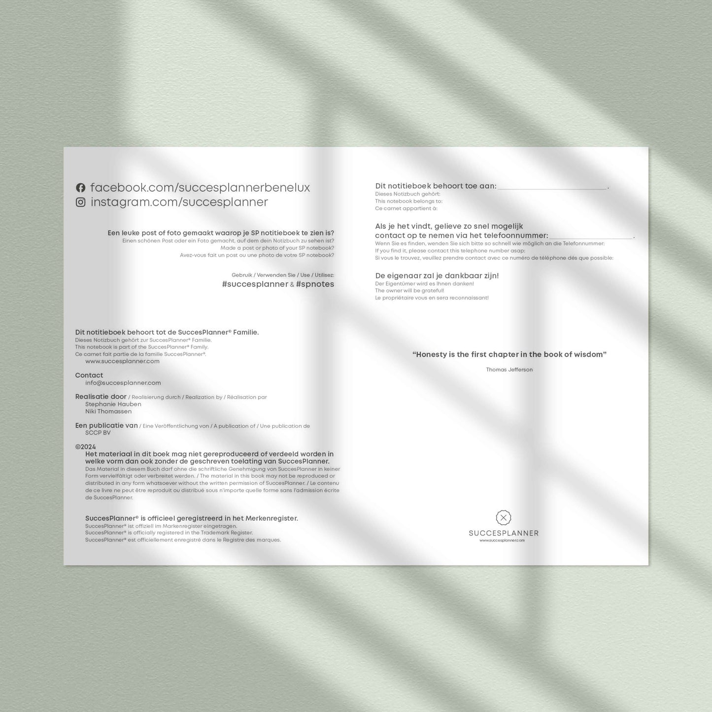 SP Notes Notizbuch - Schwarz