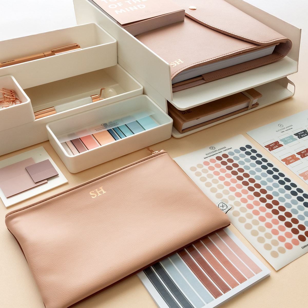 NEU | Halbtransparente Dot-Sticker Rusty blues