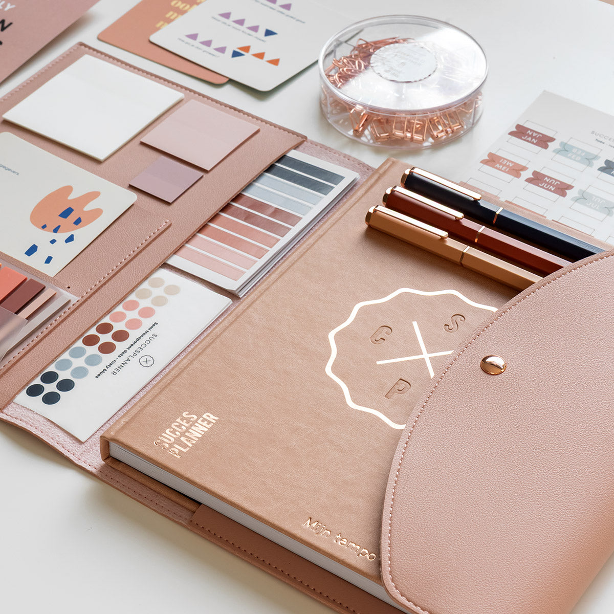 NEU | Halbtransparente Dot-Sticker Rusty blues