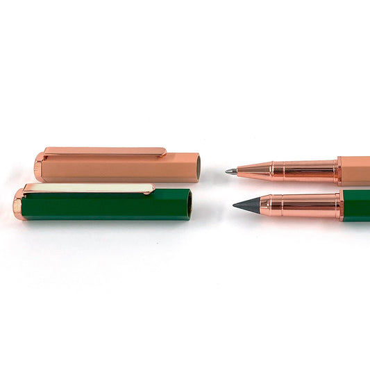 SET Tintenroller Blush & Wunder-Bleistift Dunkelgrün