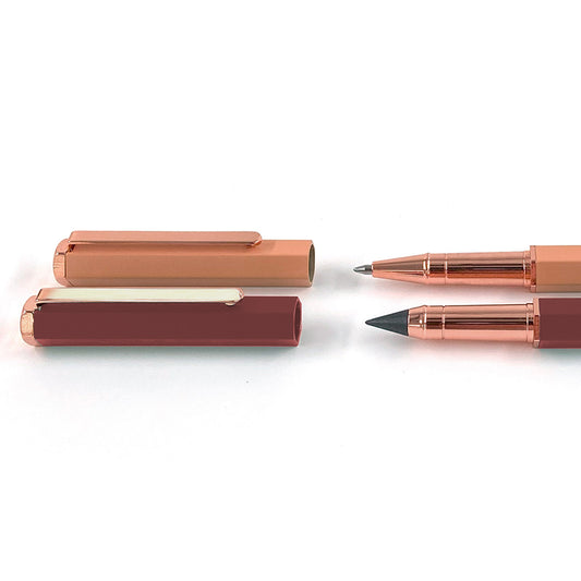 NEU | SET Tintenroller Blush & Wunder-Bleistift Terrakotta