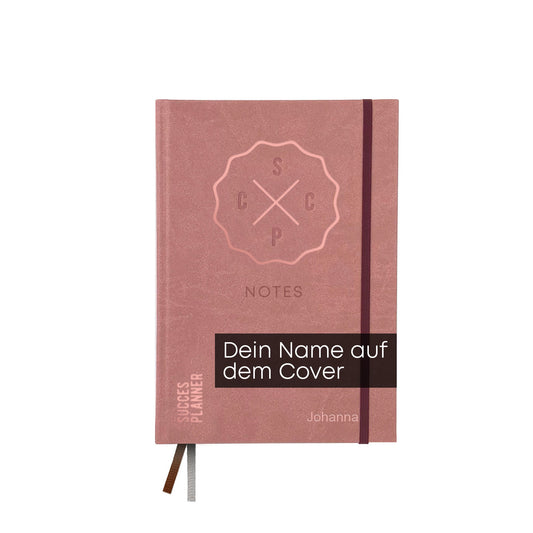 NEU | SP Notes Notizbuch - Rosa mit Rosa Foliën