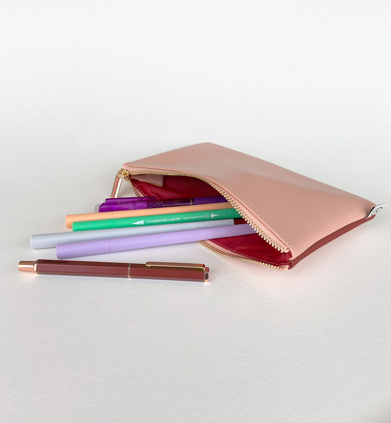 NEU | Blush & Terrakotta – zweifarbiges Stifteetui