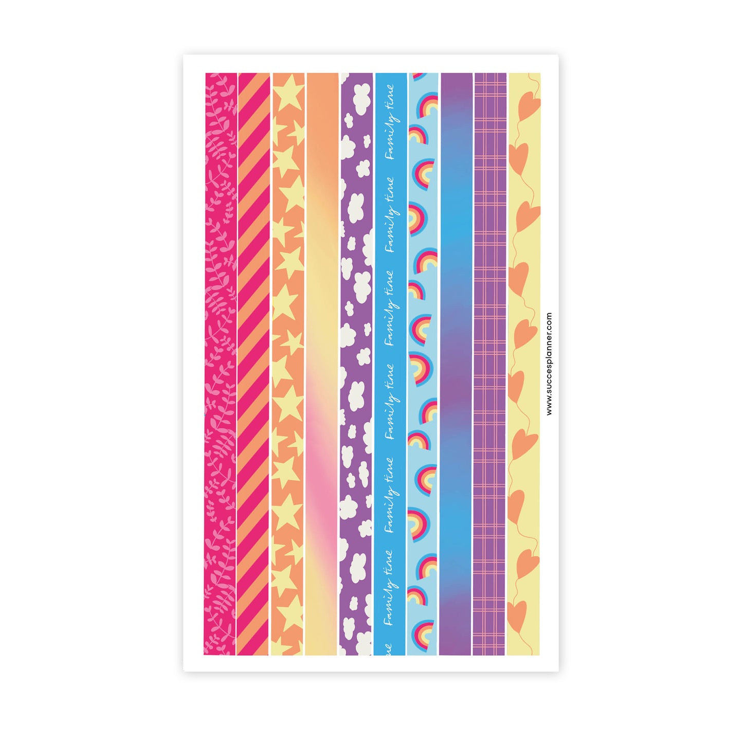 Washi-Fun Sticker-Set Knallig