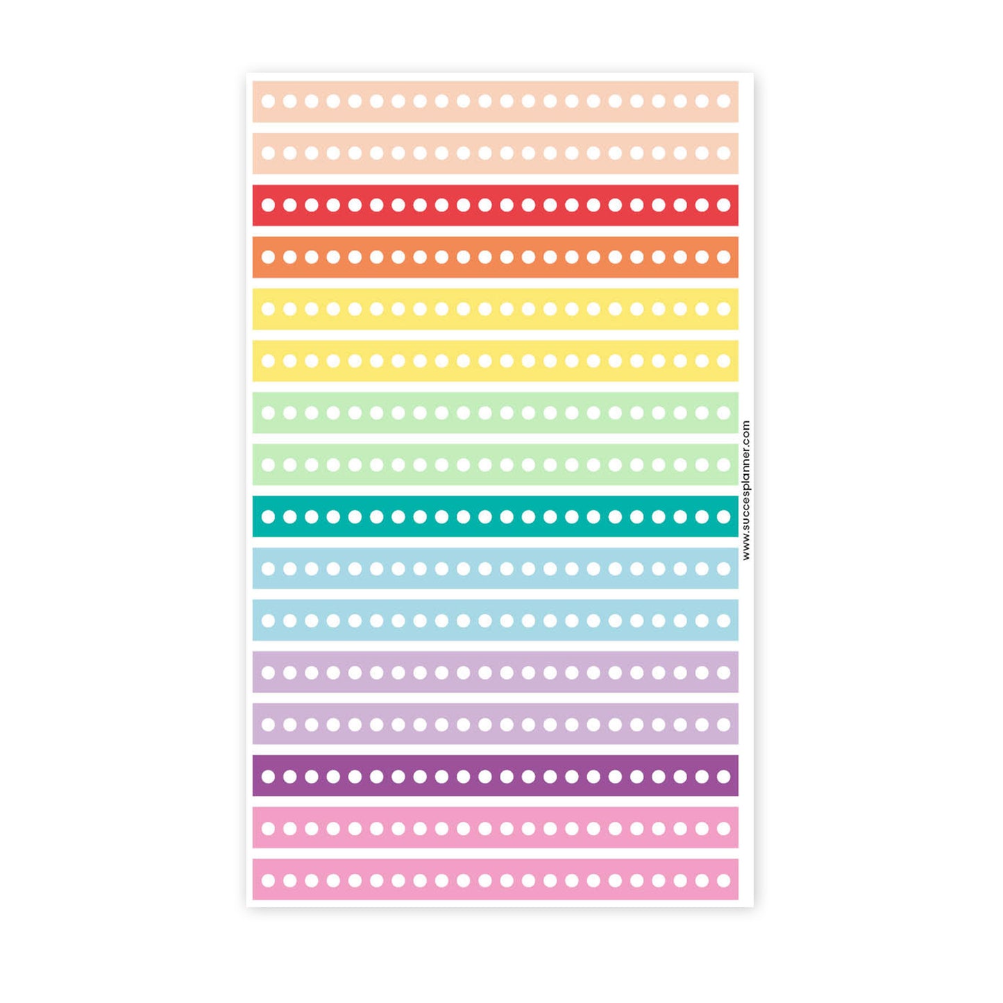 Washi-Fun Sticker-Set Regenbogen